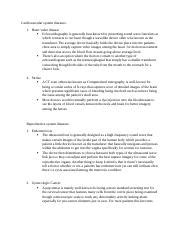 Human Pathophysiology W1 Discussion Docx Cardiovascular System