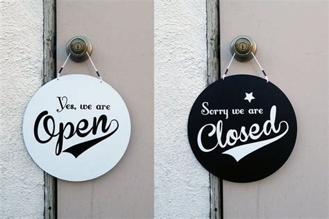 Open Sign, Open Closed Sign, Vintage Style, Vintage Style Open Closed ...