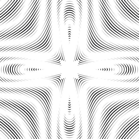 Premium Vector Black And White Moire Lines Striped Psychedelic