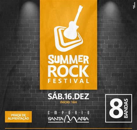 Oito bandas agitam o Summer Rock Festival no Empório Santa Maria neste