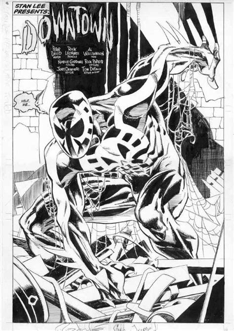 Rick Leonardi Spider Man 2099 6 Splash Comic Art Comics Comic Art