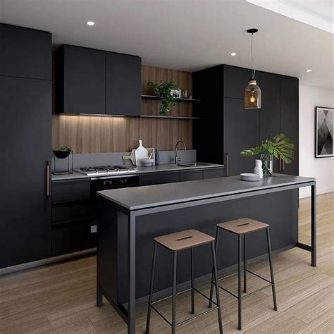 Amazing Color Schemes For Kitchens With Dark Cabinets Modern