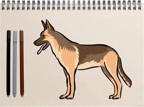 how to draw a doggy