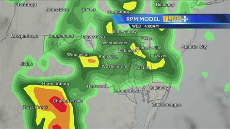 Maps: Rain forecast hour by hour