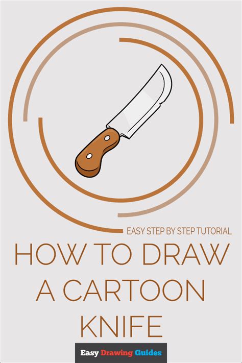 How To Draw A Cartoon Knife Really Easy Drawing Tutorial