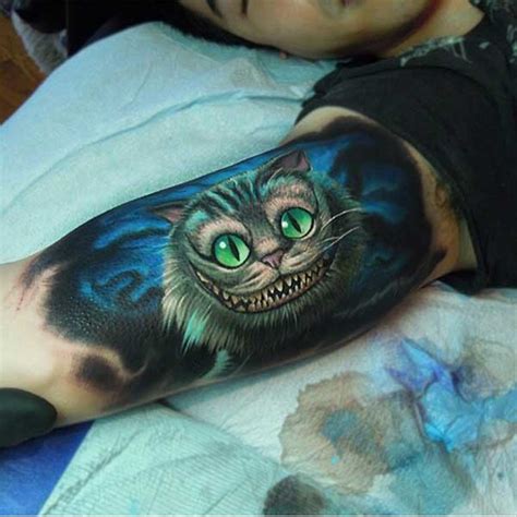 Fotos De Tatuagens Do Gato Da Alice No Pa S Das Maravilhas