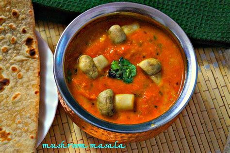 MUSHROOM MASALA Recipe | nithyaskitchen
