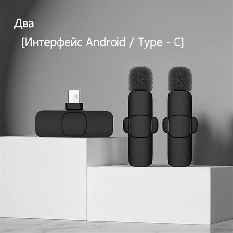 Микрофон для подкастов K9-Type C 无线领夹麦克风 - купить по выгодной цене в ...