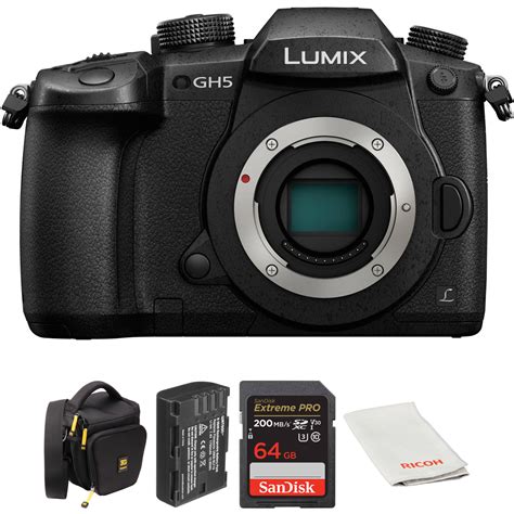 Panasonic Lumix GH5 Mirrorless Camera with Accessories Kit B&H