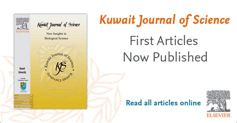 Elsevier Physics On Twitter Kuwait Journal Of Science Is Now