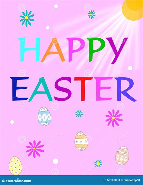 Happy Easter Stock Illustration Illustration Of Happy 50108080