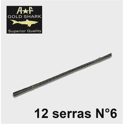 Serra Para Ourives A f Gold Shark Artesãos Joías 1 Dúzia n6 Submarino