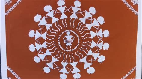 How To Draw Warli Art For Beginners Design Talk