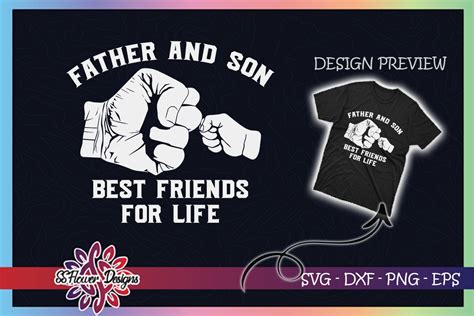 Father And Son Best Friends For Life SVG By Ssflowerstore TheHungryJPEG