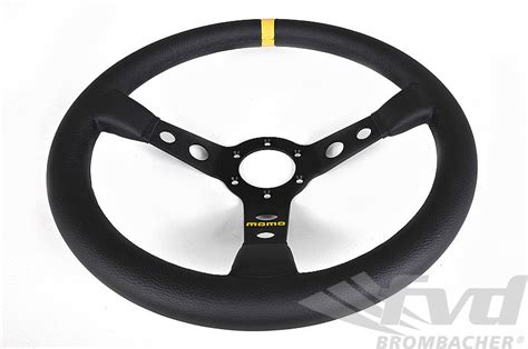 Momo Steering Wheel Mod 07 Black Leather 350 Mm 6 X 70 Mm Bolt