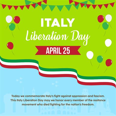 Free Italy Liberation Day Linkedin Post Template Edit Online