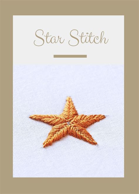 How to do the Star Stitch - Sarah's Hand Embroidery Tutorials