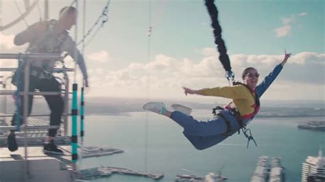 Auckland Skyjump And Skywalk Youtube