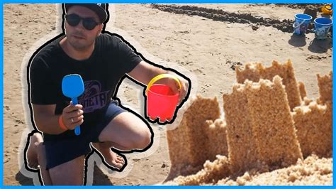 COMO HACER UN CASTILLO DE ARENA Castillo En La Playa YouTube