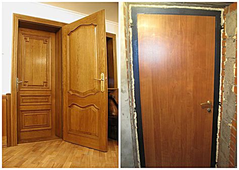 входная дверь в квартиру из дерева