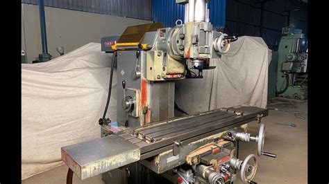 Universal Milling Machine Rigiva Italy Table 1200 Mm X 300 Mm YouTube