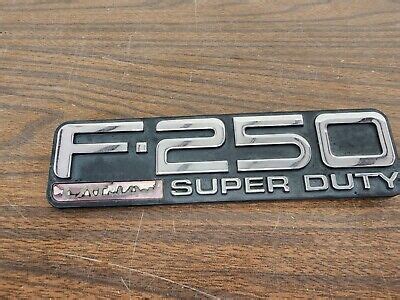 Ford F Lariat Super Duty Fender Name Plate Emblem Badge