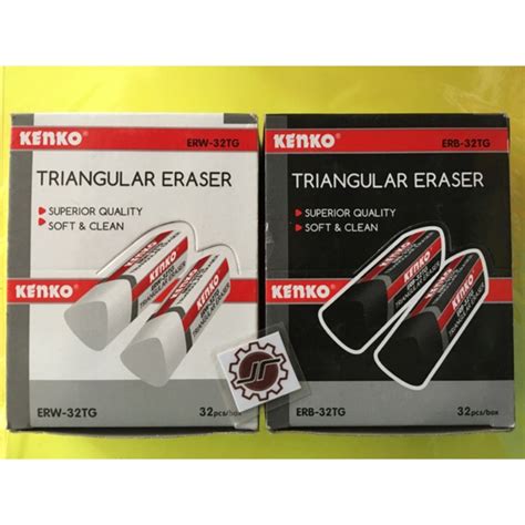 Jual Penghapus Pensil Kenko Triangular Eraser ERB 32TG ERW 32TG