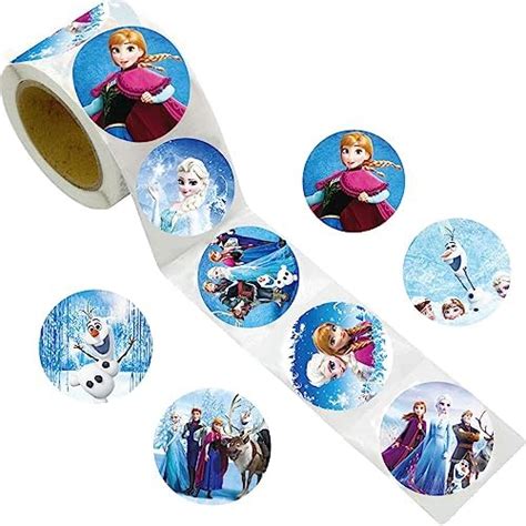 Amazon Ice Snow Stickers Frozen Birthday Party Favor Pcs Ice