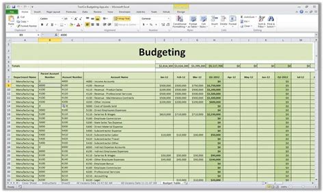 4 Pro Forma Budget Templates - Word Excel Formats