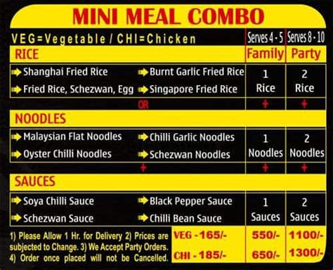 Menu at Wok Hei, Mumbai, 14 Sunder Apartment Sion Trombay Road