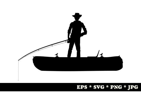 Fishing Boat Silhouette. Graphic by norsob · Creative Fabrica