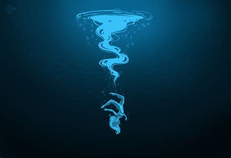 jump  deep blue  nakovalnya artist  deviantart