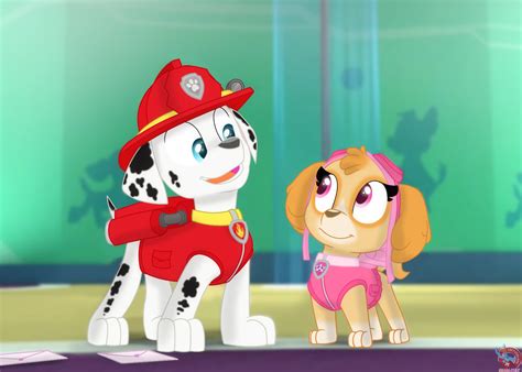 Marshall X Skye Paw Patrol Relationships Skye Paw Patrol Paw Patrol Paw