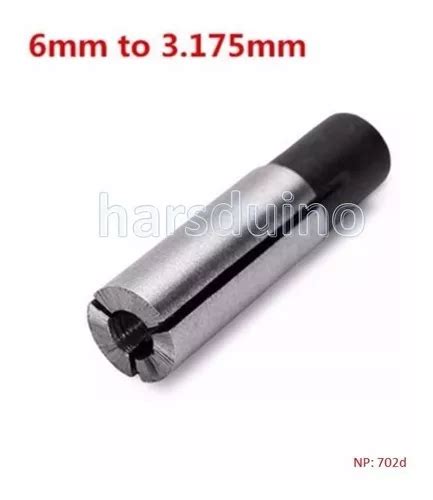 Adaptador Reductor De 6mm A 3 175mm Cnc Router 702d Envío gratis