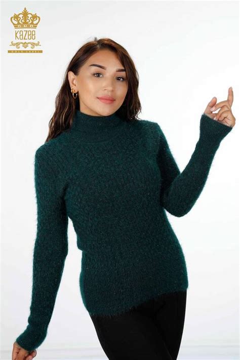 Grossiste En Tricot Femme Pull Col Roul Cheveux Tress S Kazee