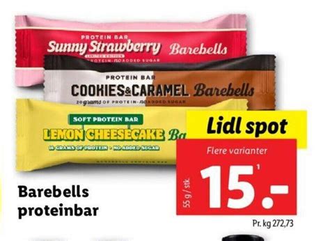 Barebells Proteinbar Tilbud Hos Lidl