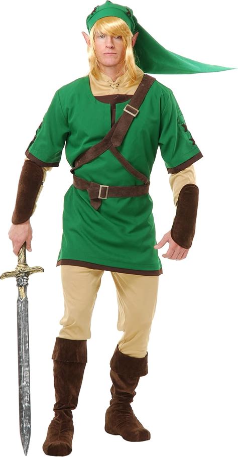 Amazon.com: Charades Men's Elf Warrior Costume Set : Clothing, Shoes ...