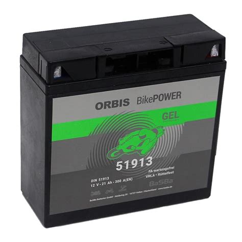 Orbis V Ah Gel Motorradbatterie