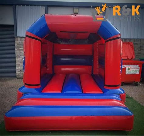 11ft X 15ft Red And Blue Low Height Bouncy Castle Bouncy Castle Hire East Anglia