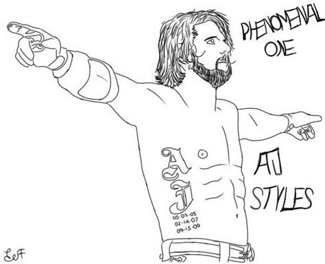 AJ Styles by Jeffreido on DeviantArt