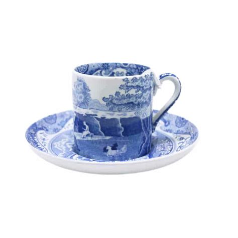 Copeland Spode Blue Italian Coffee Cup And Saucer Clyde On 4th