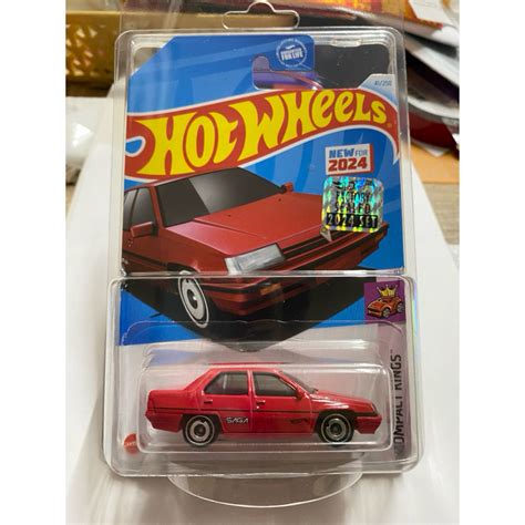 Hot Wheels Proton Saga Compact King Red Shopee Singapore