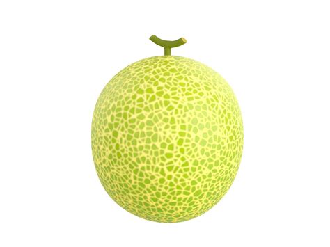 3d Melon Cartoon Turbosquid 1495116