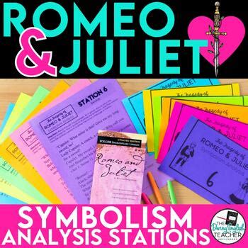 Romeo and Juliet Symbolism Stations Activity by The Daring English Teacher