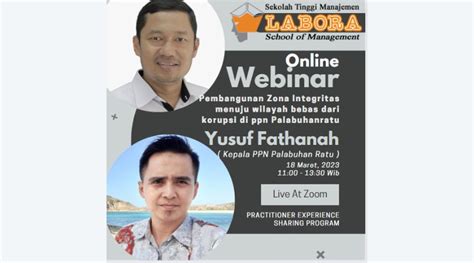 Webinar Online Pembangunan Zona Integritas Menuju Wilayah Bebas Dari