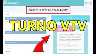 Como sacar Turno VTV Verificación Técnica Vehicular C Doovi