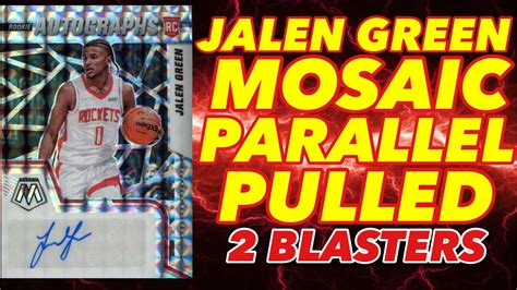 JALEN GREEN ALERT Ripping 2 Mosaic Basketball Blasters YouTube