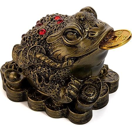 Amazon Mulhue Brass Feng Shui Money Frog Three Legged Wealth Frog