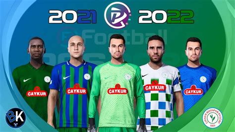 PES 2021 Çaykur Rizespor 2021 2022 Sezon Formaları Kits PES 2020