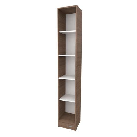 MUEBLE ORGANIZADOR MOSCONI 180 CM COLUMNA CON ESTANTES MELAMINA 10213